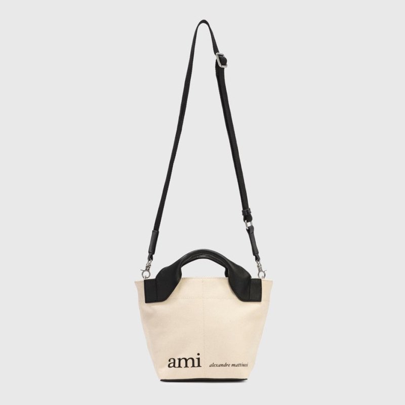 AMI PARIS SMALL MARKET BAG 手提斜挎包 - VANASH