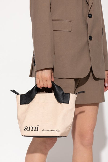 AMI PARIS SMALL MARKET BAG 手提斜挎包 - VANASH