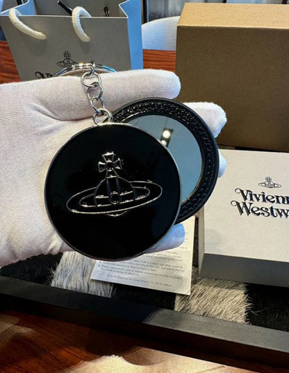 Vivienne Westwood Keychain 土星化妝鏡面鑰匙圈