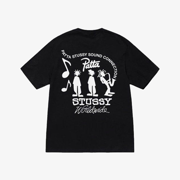 STUSSY x PATTA  聯名經典爵士人物短袖T恤