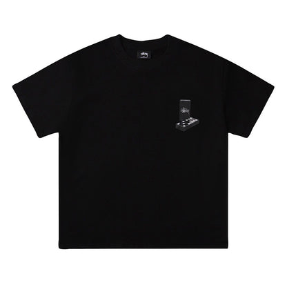 STUSSY 骨牌印花短袖T恤