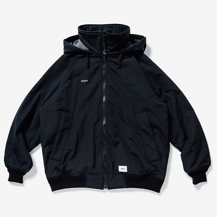 WTAPS INCOM / JACKET. NYLON. TUSSAH 廓形連帽鋪棉外外套