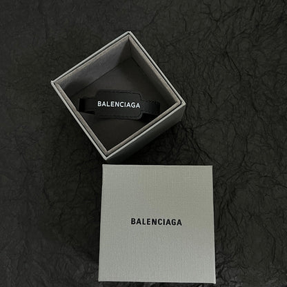 BALENCIAGA 巴黎世家LOGO標示皮革手環 - VANASH