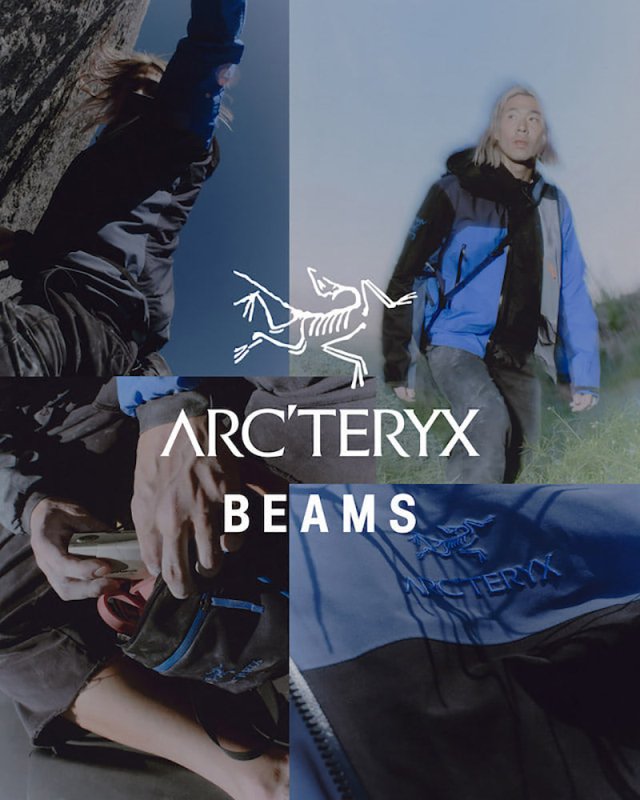 BEAMSx ARC'TERYX 始祖鳥聯名款連帽風衣硬殼衝鋒衣 - VANASH