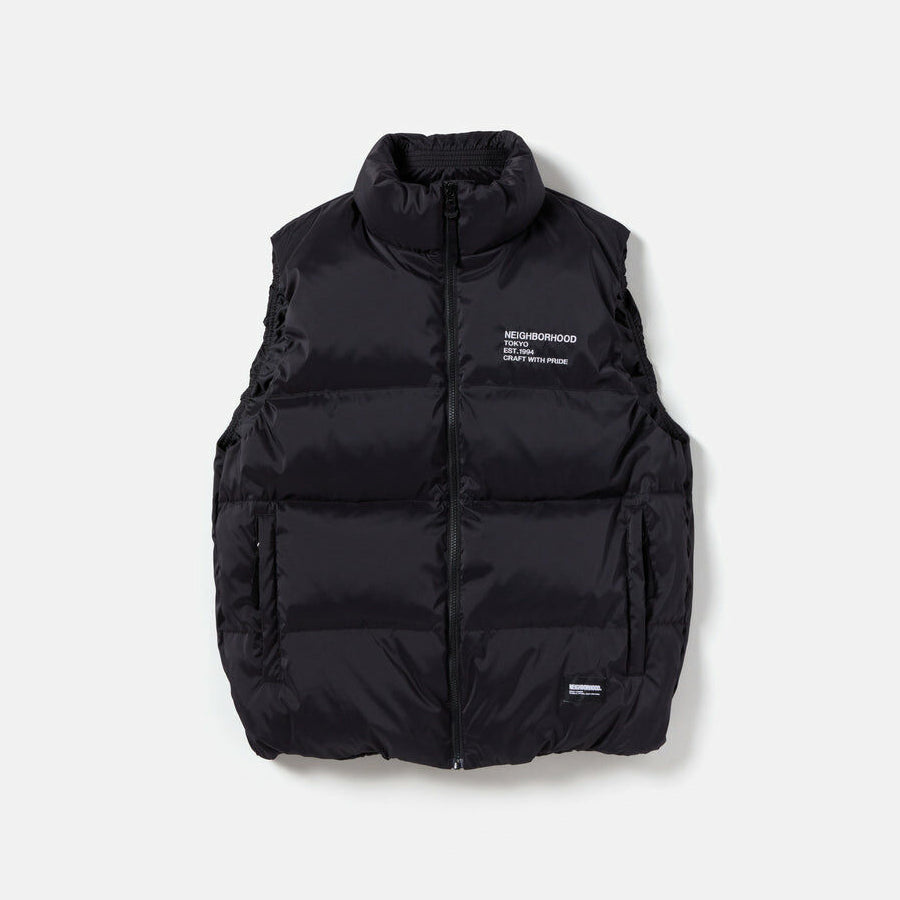 NEIGHBORHOOD CLASSIC DOWN VEST 立領羽絨背心