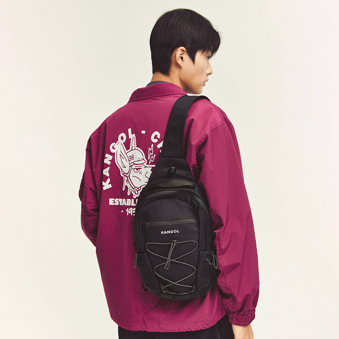 Kangol Cumbria String Backpack 多功能細繩斜跨包