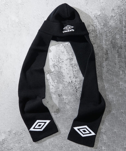 UMBRO SP Scarf Beanie - 別注款二合一針織圍巾冷帽