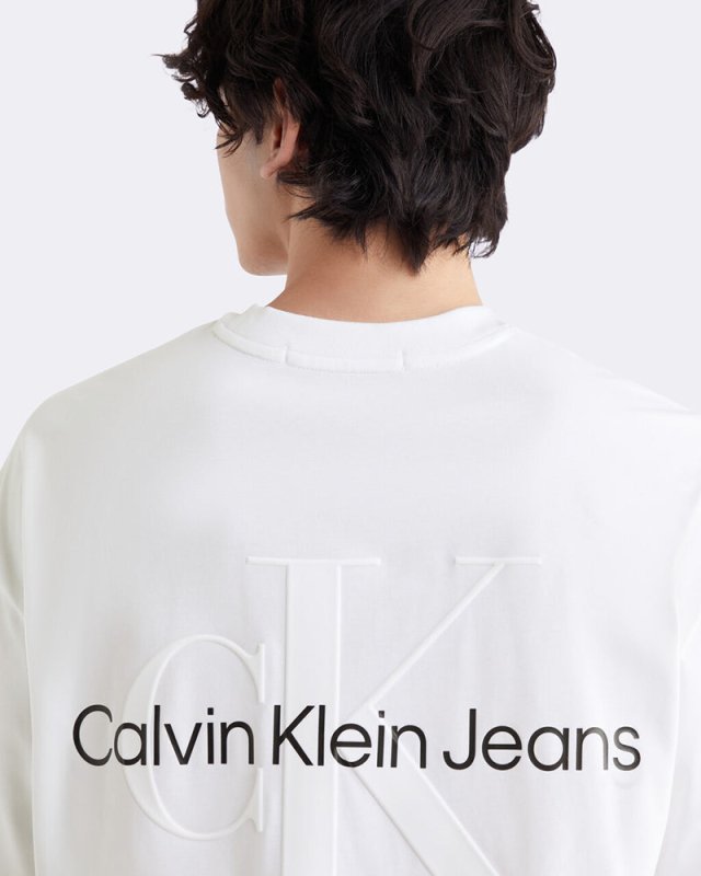 Calvin Klein Jeans 浮雕Logo短袖T恤 - VANASH