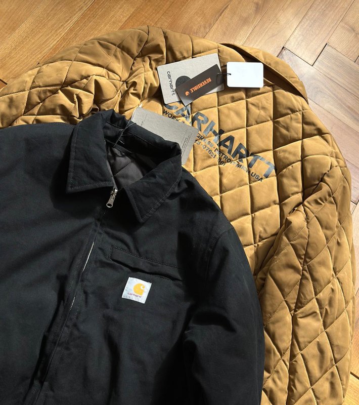 Carhartt WIP 雙面穿 翻領拉鍊鋪棉外套 - VANASH