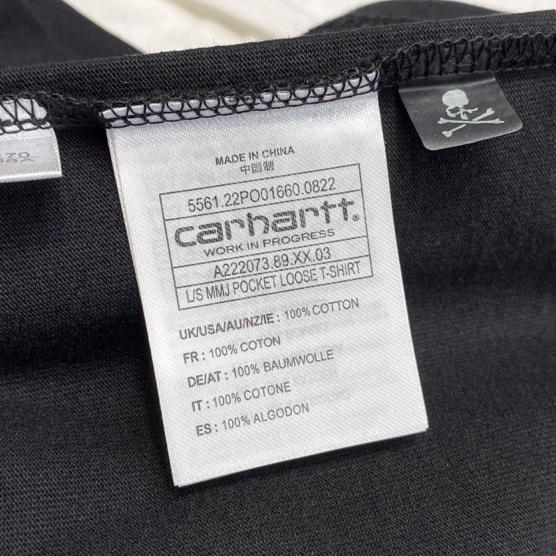 Carhartt WIP × Mastermind JAPAN 聯名反光印花口袋長袖T恤 - VANASH