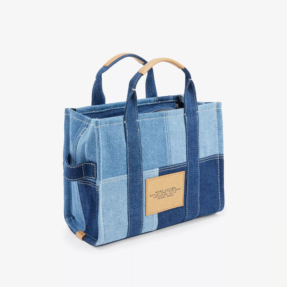 MARC JACOBS THE DENIM TOTE 牛仔拼接手提托特包