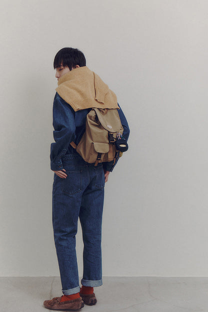 EMIS Double Pocket Backpack 雙口袋尼龍後背包