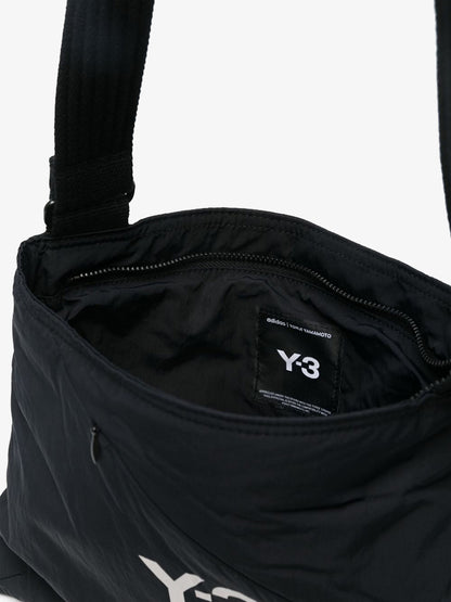 Y-3 LOGO Printed Nylon Sacoche Bag 尼龍斜跨包