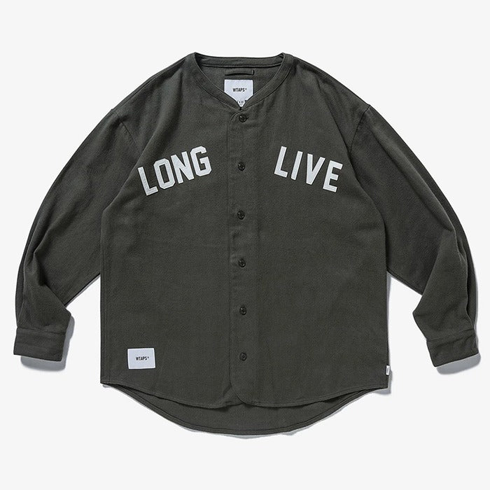 WTAPS LEAGUE BASEBALL FLANNEL SHIRT 西山徹法蘭絨棒球襯衫