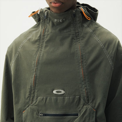 PIET x Oakley STATIC WINDBREAKER 半拉鍊機能連帽風衣