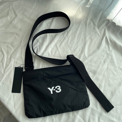 Y-3 LOGO Printed Nylon Sacoche Bag 尼龍斜跨包