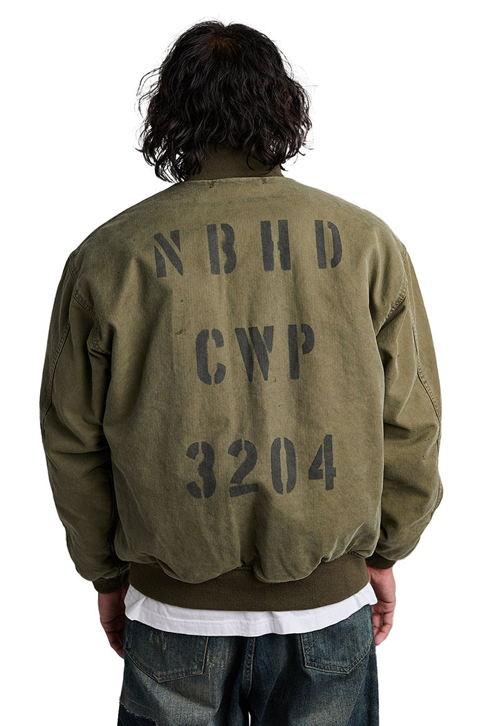 NEIGHBORHOOD DECK JACKET 軍事風立領鋪棉夾克