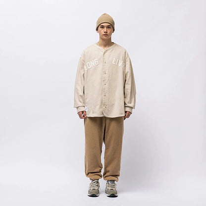 WTAPS LEAGUE BASEBALL FLANNEL SHIRT 西山徹法蘭絨棒球襯衫