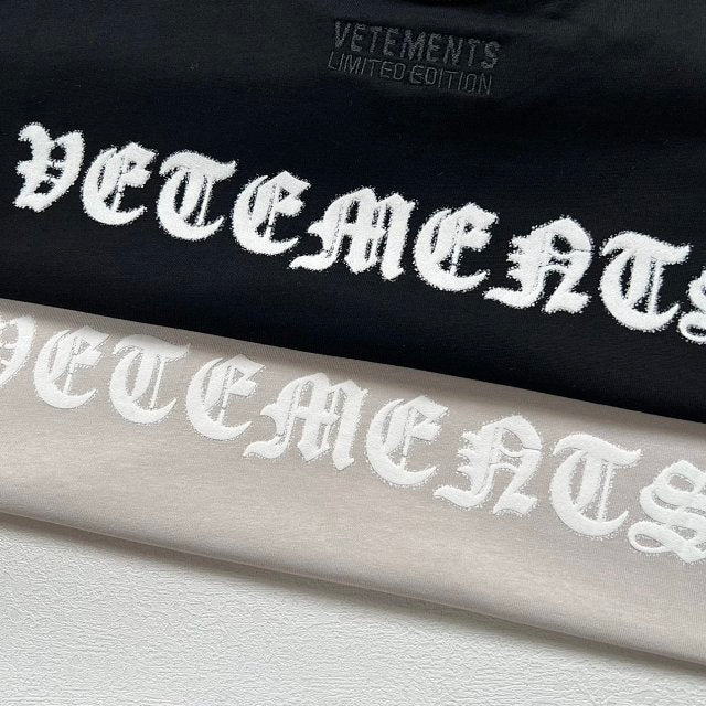 VETEMENTS 反轉無政府印花短袖T恤