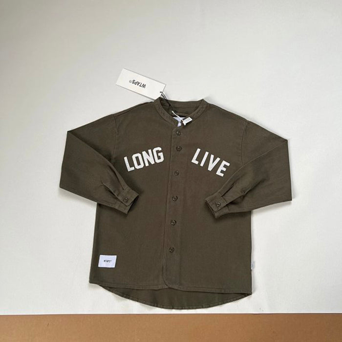 WTAPS LEAGUE BASEBALL FLANNEL SHIRT 西山徹法蘭絨棒球襯衫