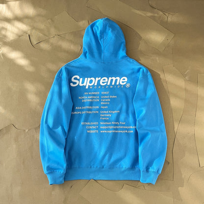 SUPREME 純棉刷毛連帽上衣