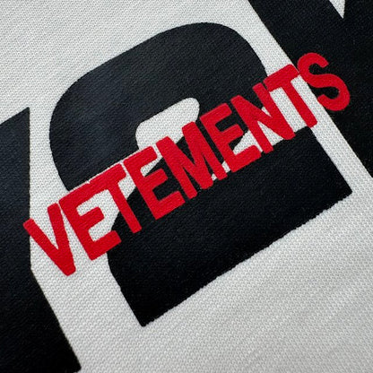 VETEMENTS 印花短袖T恤