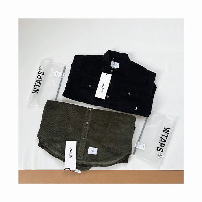 WTAPS WCPO Corduroy Shirt - 燈芯絨寬版襯衫