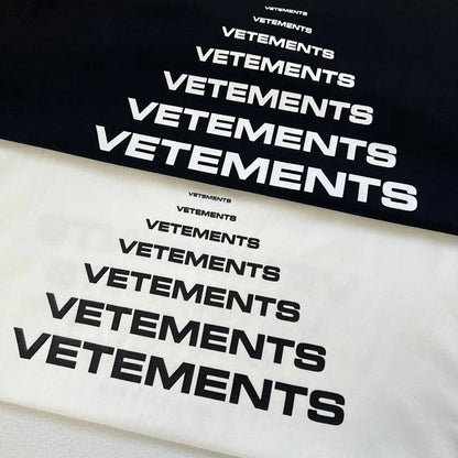 VETEMENTS 漸變印花短袖T恤