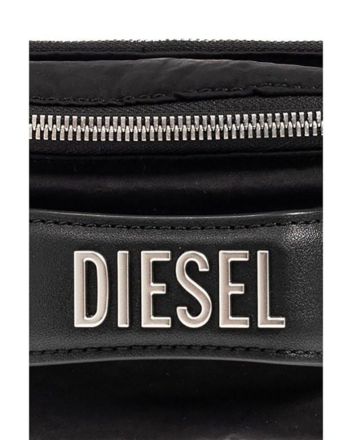 DIESEL LOGO LETTERING金屬LOGO腰包