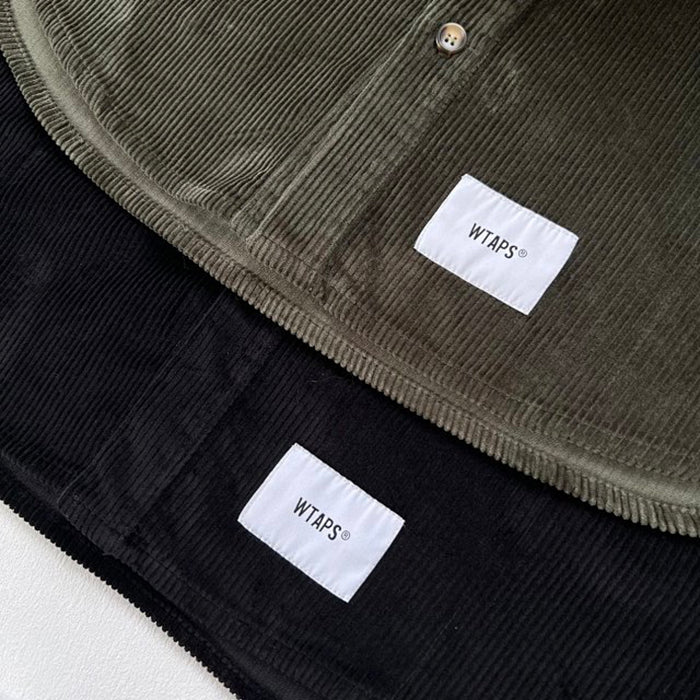 WTAPS WCPO Corduroy Shirt - 燈芯絨寬版襯衫