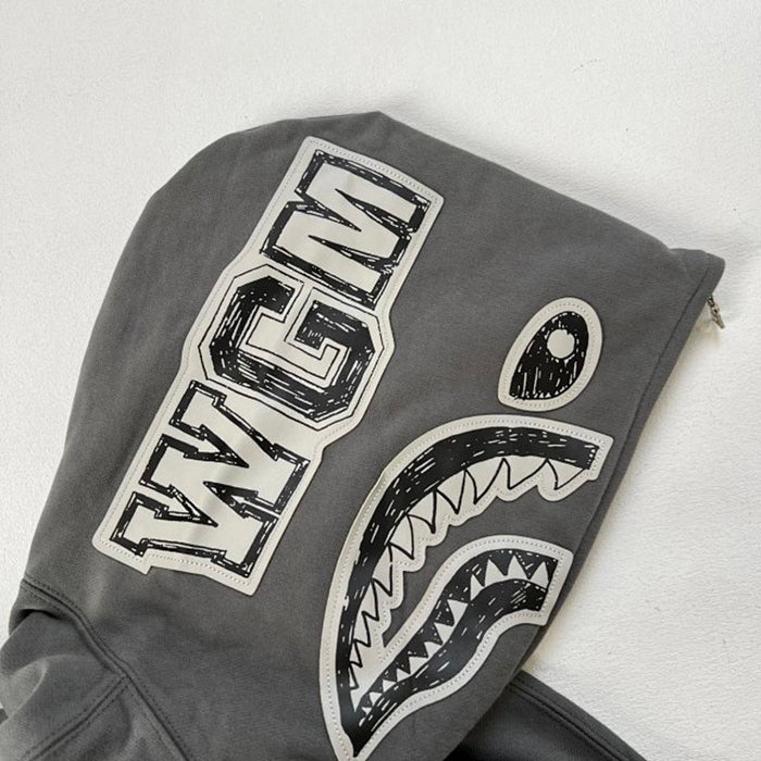 A BATHING APE® SHARK FULL ZIP HOODIE 鯊魚連帽外套