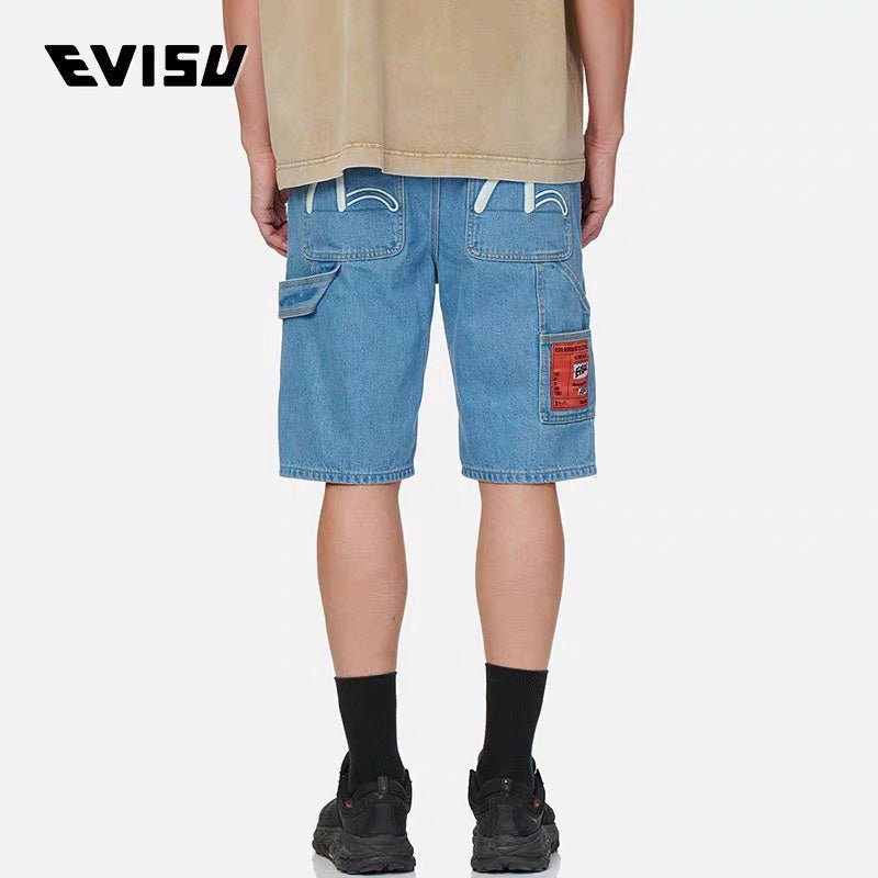 EVISU 復古工裝牛仔短褲 - VANASH