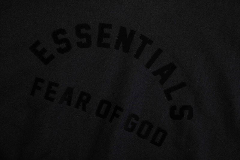 FEAR OF GOD ESSENTIALS CORE 23 HOODIE 全黑黑魂LOGO連帽衛衣 - VANASH