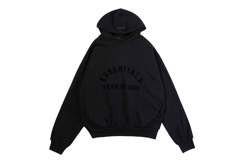 FEAR OF GOD ESSENTIALS CORE 23 HOODIE 全黑黑魂LOGO連帽衛衣 - VANASH