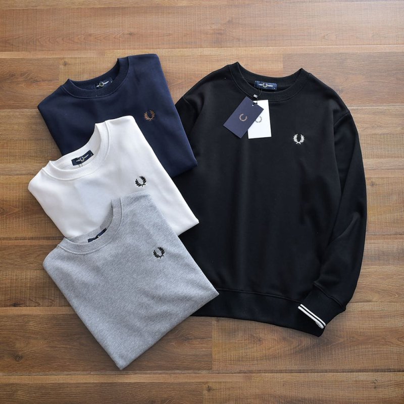 FRED PERRY 男士 棉質長袖上衣 - VANASH