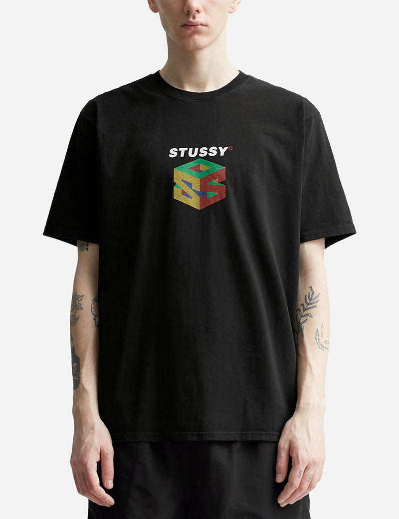 STUSSY S64 PIGMENT DYED T-SHIRT 撞色LOGO 短袖上衣