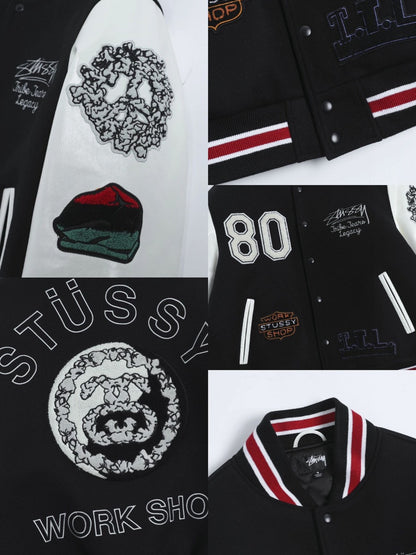 Stussy X Denim Tears X Our Legacy Varsity Jacket 三方聯名 校隊夾克 棒球外套