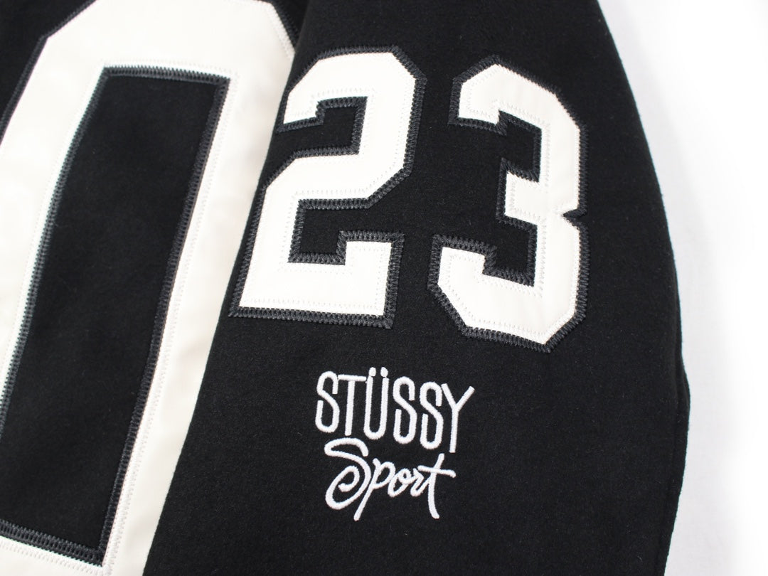 STUSSY 80 WOOL VARSITY JACKET 翻領鋪棉夾克