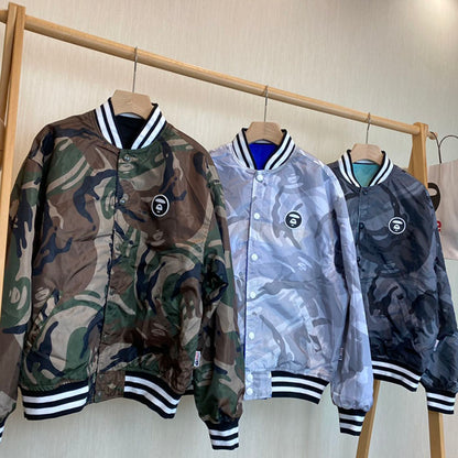 AAPE BY *A BATHING APE® REVERSIBLE BOMBER JACKET 雙面穿飛行員夾克