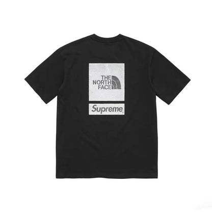THE NORTH FACE x SUPREME 網版印花LOGO短袖T恤