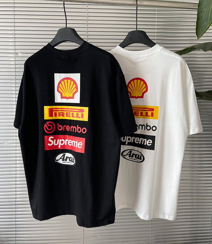 Supreme × Ducati  多重印花短袖