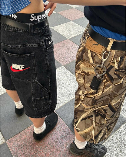 SUPREME x NIKE SS24 DENIM SHORT 直筒牛仔短褲