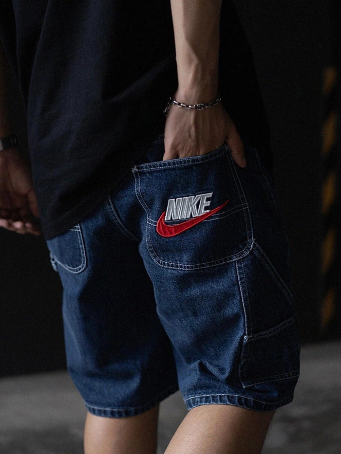 SUPREME x NIKE SS24 DENIM SHORT 直筒牛仔短褲