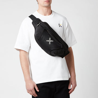 KENZO SPORT Large Belt Bag 時尚尼龍腰包與斜跨包