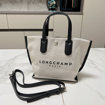 LONGCHAMP ESSENTIAL XS CANVAS HANDBAG  帆布托特包 XS款