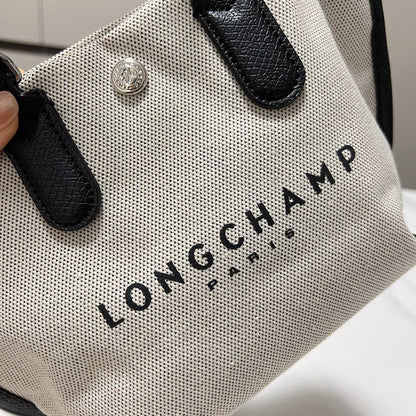 LONGCHAMP ESSENTIAL XS CANVAS HANDBAG  帆布托特包 XS款