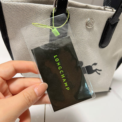 LONGCHAMP ESSENTIAL XS CANVAS HANDBAG  帆布托特包 XS款