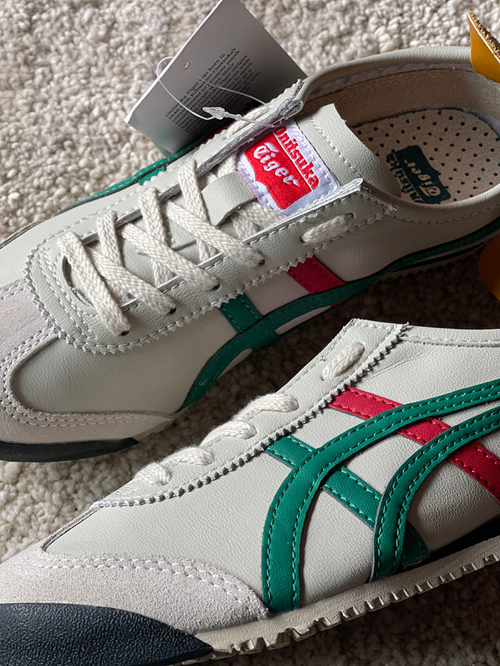 Onitsuka Tiger MEXICO 66 SD DL408-1684 - 經典復古紅綠虎爪紋運動鞋