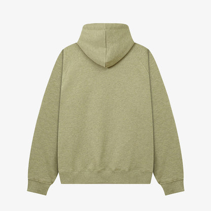 AMI Paris Embroidered Cotton Hoodie 連帽口袋運動衫