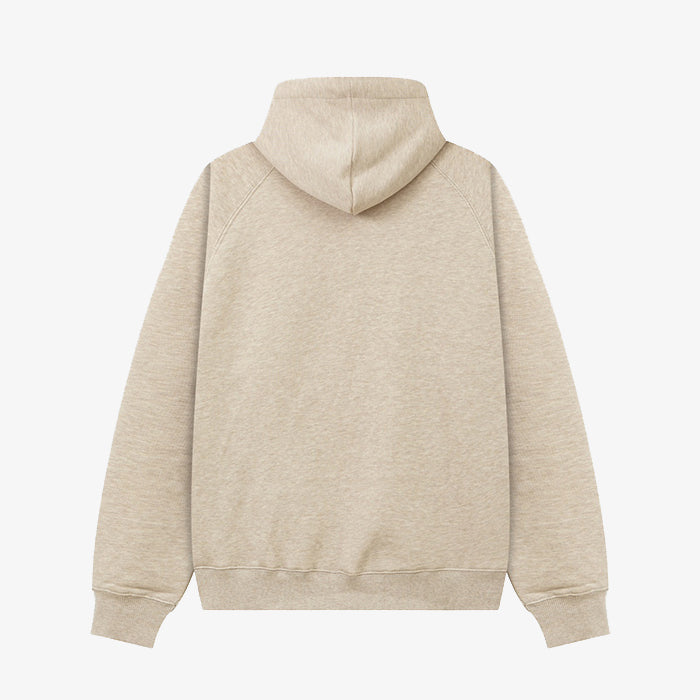 AMI Paris Embroidered Cotton Hoodie 連帽口袋運動衫